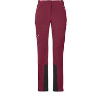 Salewa Women's LAGORAI Pants Ski Trousers Outdoor Pants Scheehose, Dark Red, L