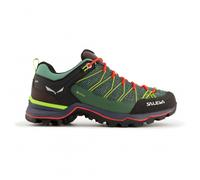 Salewa - Women's Walking Boots - Ws Mtn Trainer Lite GTX Feld Green/Fluo Coral for Women Green 4 UK