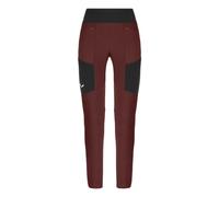 Salewa Puez Durastretch Cargo Leggings Red XS Women