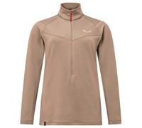 Salewa - Women's Puez Cammino PL Half Zip Jacket - Fleece jumper size 14, brown