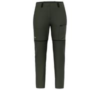 Salewa - Women's Puez Hemp DST 2/1 Pant - Zip-off trousers size 12, olive