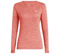 Salewa Puez Melange Dry Tee W, Desert Pink Melange, M