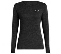 Salewa - Women's Puez Melange Dry L/S Tee - Sport shirt size 12, black