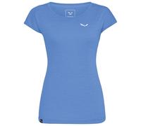 Salewa Puez Melange Dryton Short Sleeve T-shirt Blue XL Woman
