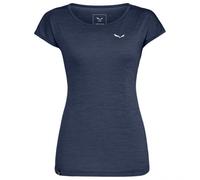 Salewa - Women's Puez Melange Dry S/S Tee - T-shirt size 32, blue