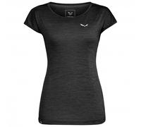 Salewa - Women's Puez Melange Dry S/S Tee - T-shirt size 4, black