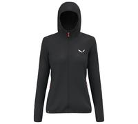 Salewa - Women's Puez Waffle Hybrid PL Hooded Jacket - Fleece jacket size 10, black