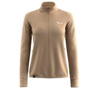 Salewa - Women's Puez Waffle Hybrid PL Jacket - Fleece jacket size 12, sand/brown