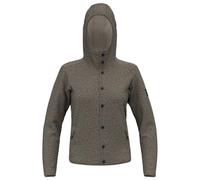 Salewa - Women's Sarner Undyed Wool Hooded Jacket - Wool jacket size 12, grey/brown