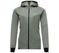 Salewa - Women's Sella Crevasse Hooded Jacket - Fleece jacket size 12, olive/grey