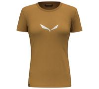 Salewa - Women's Solid Dri-Release S/S Tee - T-shirt size 12, brown