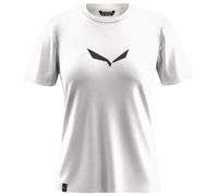 Salewa Solid Dry Short Sleeve T-shirt White 48 Woman