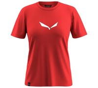 Salewa - Women's Solid Dri-Release S/S Tee - T-shirt size 18, red