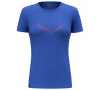 Salewa - Women's Solid Dri-Release S/S Tee - T-shirt size 8, blue