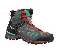Salewa Ws Mtn Trainer Lite Mid Gtx, Feld Green/Fluo Coral, 3, Female