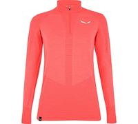 Salewa Zebru Responsive Long Sleeve Base Layer Red M Women