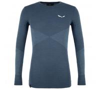 Salewa - Zebru Responsive L/S Tee - Merino base layer size S, blue