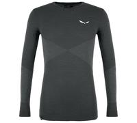 Salewa - Zebru Responsive L/S Tee - Merino base layer size S, grey