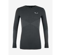 Salewa Zebru Responsive Long Sleeve Men'S Tee, Onyx, 48/M, Male