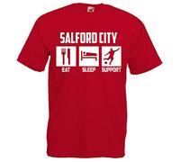 Salford City East Sleep Support Premium Mens T Shirt XX-Large Red