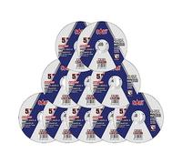 SALI 10 Pack Cut Off Wheels 125mm（5"）General Purpose Metal Cutting Wheel for Angle Grinders and Die Grinders- Cutting Disc Aggressive Cutting 125 x 1.2 x 22.2mm Operating Up to 12220 RPM and 80 M/S