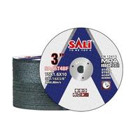 SALI 50 Pack Cut Off Wheels 3 Inch General Purpose Metal Cutting Wheel for 3 in Angle Grinders and Die Grinders- Cutting Disc Aggressive Cutting 3" x 1/16" x 3/8" Operating Up to 25000 RPM and 80 M/S