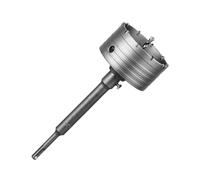 SALI Concrete Hole Saw Kits 105mm Tungsten Steel Wall Hole Cutter Drill Bit Sets with M22 Thread 220mm SDS Plus Shank Connecting Rod Center Positioning Drill Bit for Cement Wall Masonry Foam Brick