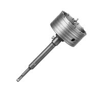 SALI Concrete Hole Saw Kits 110mm Tungsten Steel Wall Hole Cutter Drill Bit Sets with M22 Thread 220mm SDS Plus Shank Connecting Rod Center Positioning Drill Bit for Cement Wall Masonry Foam Brick