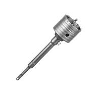 SALI Concrete Hole Saw Kits 75mm Tungsten Steel Wall Hole Cutter Drill Bit Sets with M22 Thread 220mm SDS Plus Shank Connecting Rod Center Positioning Drill Bit for Cement Wall Masonry Foam Brick