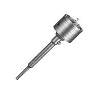 SALI Concrete Hole Saw Kits 80mm Tungsten Steel Wall Hole Cutter Drill Bit Sets with M22 Thread 220mm SDS Plus Shank Connecting Rod Center Positioning Drill Bit for Cement Wall Masonry Foam Brick