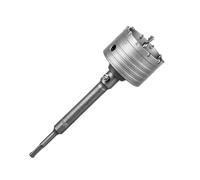 SALI Concrete Hole Saw Kits 85mm Tungsten Steel Wall Hole Cutter Drill Bit Sets with M22 Thread 220mm SDS Plus Shank Connecting Rod Center Positioning Drill Bit for Cement Wall Masonry Foam Brick