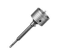 SALI Concrete Hole Saw Kits 90mm Tungsten Steel Wall Hole Cutter Drill Bit Sets with M22 Thread 220mm SDS Plus Shank Connecting Rod Center Positioning Drill Bit for Cement Wall Masonry Foam Brick