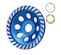 SALI Diamond Concrete Grinding Wheel 4 1/2 inch for Polishing and Cleaning Stone Concrete Surface, Cement, Marble, Rock, Granite, and Thinset Removing, Angle Grinder Turbo Wheels Cup 115*22.2*10 MM