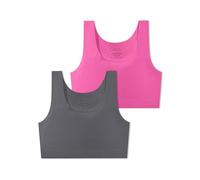 SALIA GIRL Seamless Training Bras for Girls 7-12, Double Layer on Chest | Lightweight Airy Fabric, Breathable Comfort, Easy Pull-On, Tagless Feel, Slightly Extended Hem, School & Everyday Wear