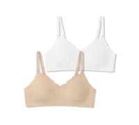 SALIA GIRL Training Bras for Girls & Teens with No-Show Fit, Light Padding | Back Closure, Soft Fixed Padding, No-Bulk Coverage, Wireless, Barely-There Feel, Adjustable Straps, School-to-Weekend Wear