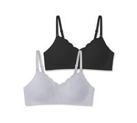 SALIA GIRL Training Bras for Girls & Teens with No-Show Fit, Light Padding | Back Closure, Soft Fixed Padding, No-Bulk Coverage, Wireless, Barely-There Feel, Adjustable Straps, School-to-Weekend Wear