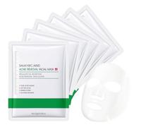 Salic-ylic A-cid Face Masks 6pcs, Acne Removal Face Mask Set, Moisturizing & Hydrating Sheet Mask, Advance Face Masks Skincare, Soothes Redness, Shrink Pores, Face Care Gift Sets for Women