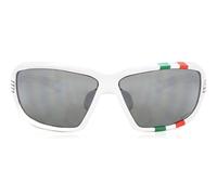 Salice 003 ITA Q BIANCO/RW BLU Men's Sunglasses White Size Standard