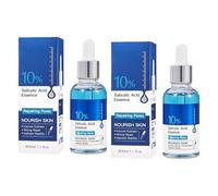 Salicylic Acid 10% Solution, Pure Original Salicylic Acid, Gentle Exfoliating Serum for Smoother & Clearer for All Skin Type 30ML (B-2pcs, one size)