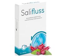 Salifluss Adhesive Tablets for Dry Mouth Relief, Treatment | Hydrates Mouth | Neutral Taste | Clinically Tested | Improves Oral Health | 30 Count