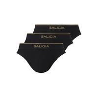 SALIGIA Men’s Briefs Sexy, Tag-Free & 140s Luxe-Cloud Modal-Cotton Underwear with Supportive No-Fly Pouch 3-Pack