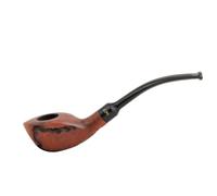 Salina Briar Smooth Bent Tobacco Smoking Pipe