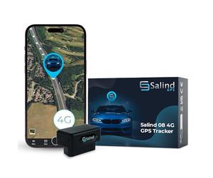 SALIND 08 4G - Mini GPS Tracker for Cars, Lorries, Vehicles - Connection via OBD2 - UK & Worldwide Real Time Tracking, Safe Area, Route Memory System and Alarms