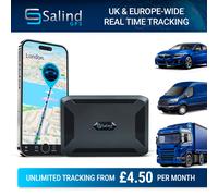 SALIND 11 4G - Magnetic GPS Tracker for Cars & other Vehicles - UK & Worldwide Real Time Tracking, Safe Area, Route Memory System and Alarms - Battery up to 70 Days (standby)