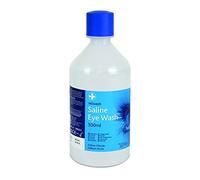 Saline Eye Wash Station Refill 500ml | Provides essential irrigation fluid to support workplace emergency readiness and maintain commercial safety standards.