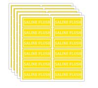 Saline Flush Stickers 0.5×1.5 Inch Instruction Labels 600 Pcs