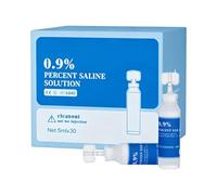 Saline Solution | Cleanser 5 ml 0.9% | 30 Pieces of for Nose and Wound Care, for Nose Piercings for Internal External Contact for Home, Daily Travel, Swimming Pool, Office Winter