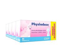 Saline Solution, Physiological Serum, Sterile Saline Solution, English Instructions (160 Saline pods, Single Doses - 4 Packs), Baby Nasal Rinse