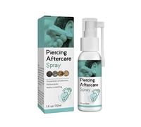 Saline Solution Piercing, Ear Piercing Cleaning Solution, Aftercare Spray, for Ears, Nose, Tongue and Navel, Ear Care Mist (1 PCS)