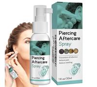 Saline Solution Piercing, Tongue & Navel Care - Soothing Aftercare Solution, Cleaning Mist for Piercings, Hypoallergenic & Safe for Sensitive Skin. Perfect for Daily Hygiene